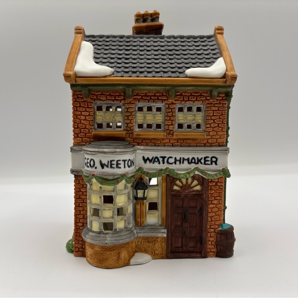 Department 56 1988 Vintage H.V.C. Dickens’ Village Geo Weeton Watchmaker 5926-9